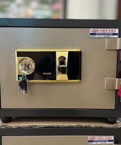 Két sắt việt tiệp mini K25 Bản lể ngoài chính hãng, Khóa vân tay (Mã: K-VTT-25BLN-H)