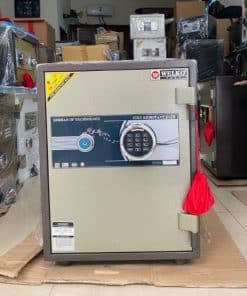 Két sắt mini welko KCC55, két sắt khóa vân tay (Mã: KCC-VTW-55)