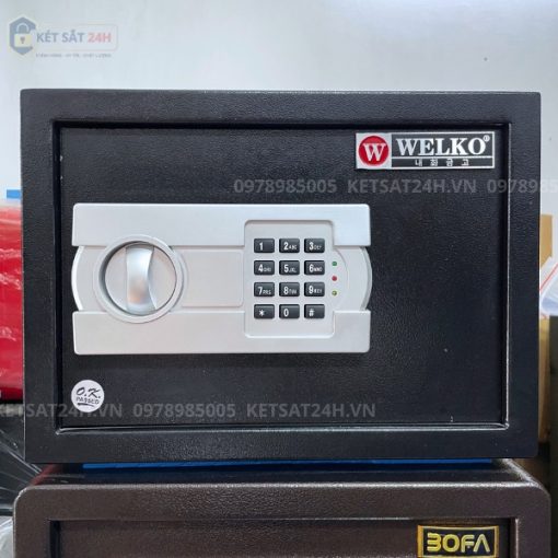Két sắt Welko HS25AC mini khóa điện tử
