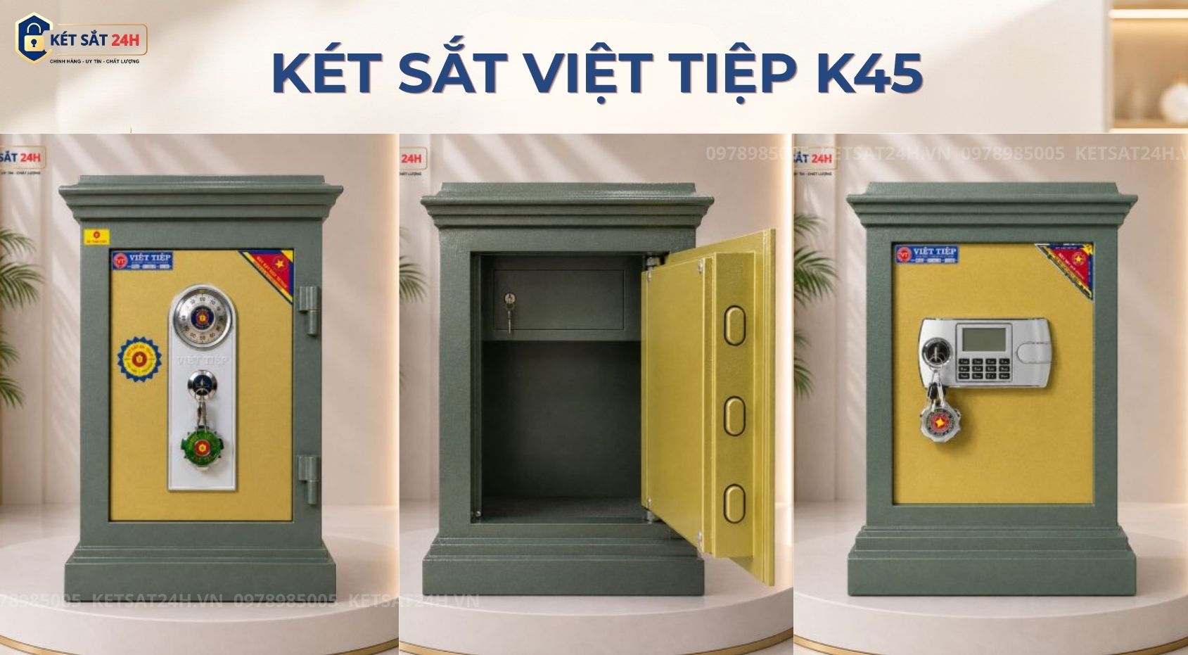 két sắt việt tiệp K45 ảnh thực tế