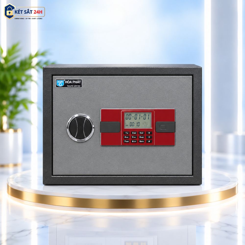 ket-sat-hoa-phat-kks03-mini-khoa-dien-tu-mau-den-do Két sắt Hòa Phát KKS03 mini khóa điện tử