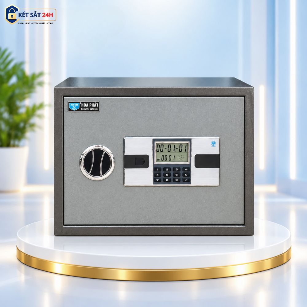 ket-sat-hoa-phat-kks03-mini-khoa-dien-tu-mau-den-xam Két sắt Hòa Phát KKS03 mini khóa điện tử