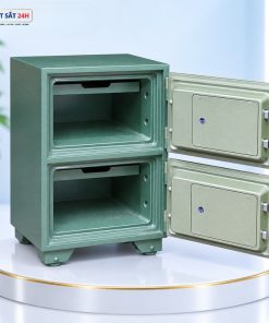 Két sắt Hòa Phát KS50T2 khóa cơ 2 ngăn