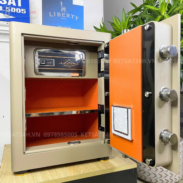 ket-sat-liberty-lb58s-2 Két sắt Liberty LB58S vân tay điện tử kết nối điện thoại