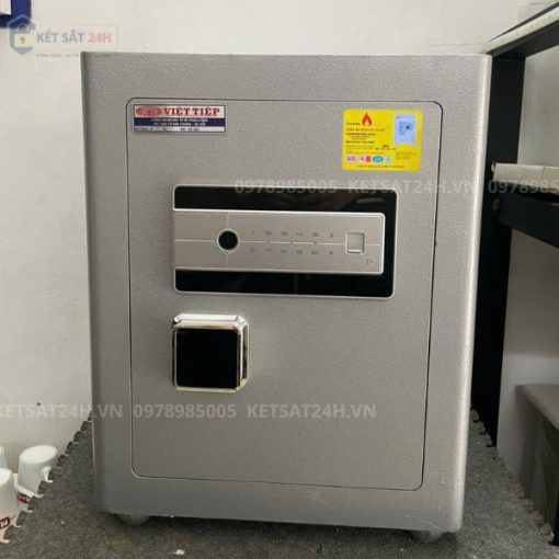Két sắt cao cấp Việt Tiệp KV52PR vân tay mã số kết nối điện thoại