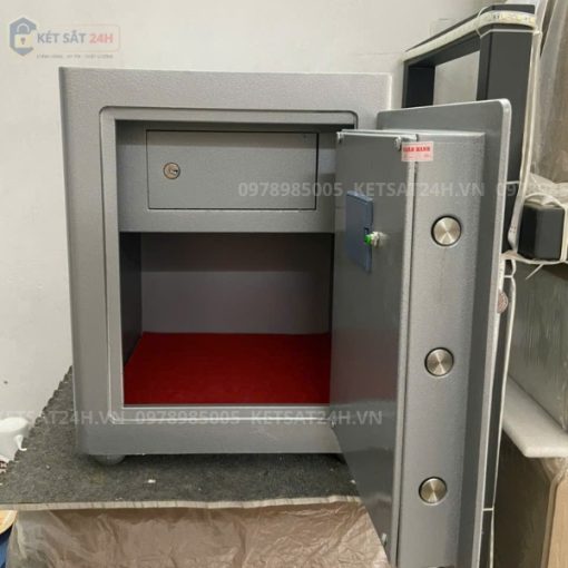 Két sắt cao cấp Việt Tiệp KV52PR vân tay mã số kết nối điện thoại