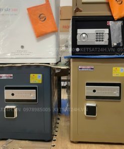 Két sắt cao cấp Việt Tiệp KV52PR vân tay mã số kết nối điện thoại