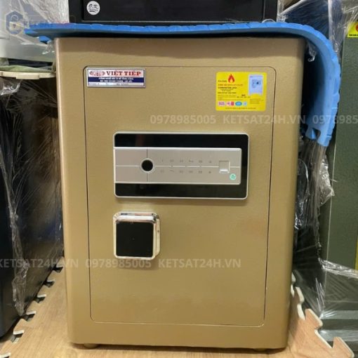 Két sắt cao cấp Việt Tiệp KV58PR vân tay mã số kết nối điện thoại