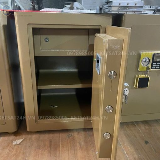 Két sắt cao cấp Việt Tiệp KV63PR vân tay mã số kết nối điện thoại