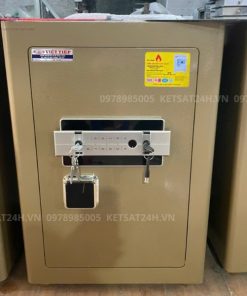 Két sắt cao cấp Việt Tiệp KV63PR vân tay mã số kết nối điện thoại