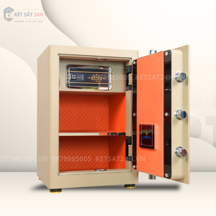 ket-sat-liberty-lb68s-2 Két sắt Liberty LB68S vân tay điện tử kết nối điện thoại