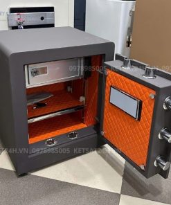 Két sắt BOKEE BK45B Pro mini vân tay điện tử kết nối điện thoại