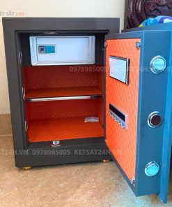Két sắt BOKEE BK55A mini vân tay điện tử kết nối điện thoại