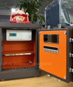 Két sắt BOKEE BK50C mini vân tay điện tử kết nối điện thoại