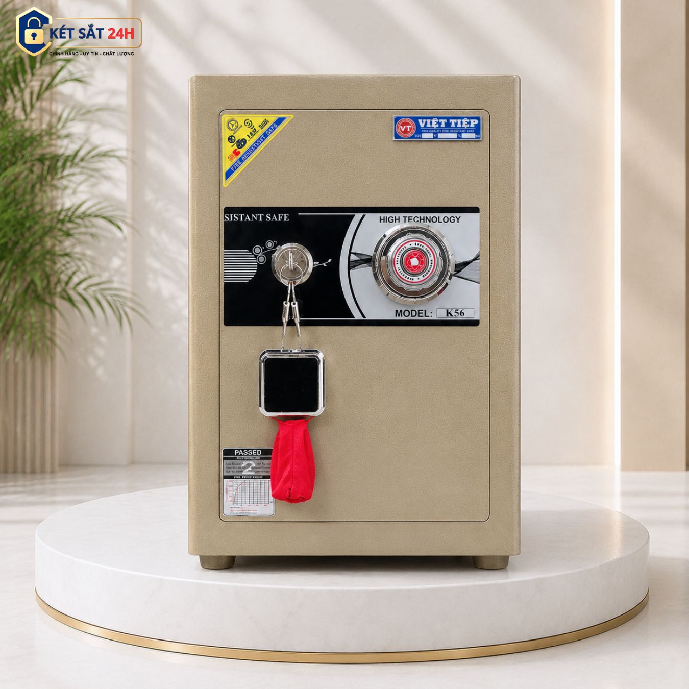 Két sắt cao cấp Việt Tiệp K55 khóa cơ