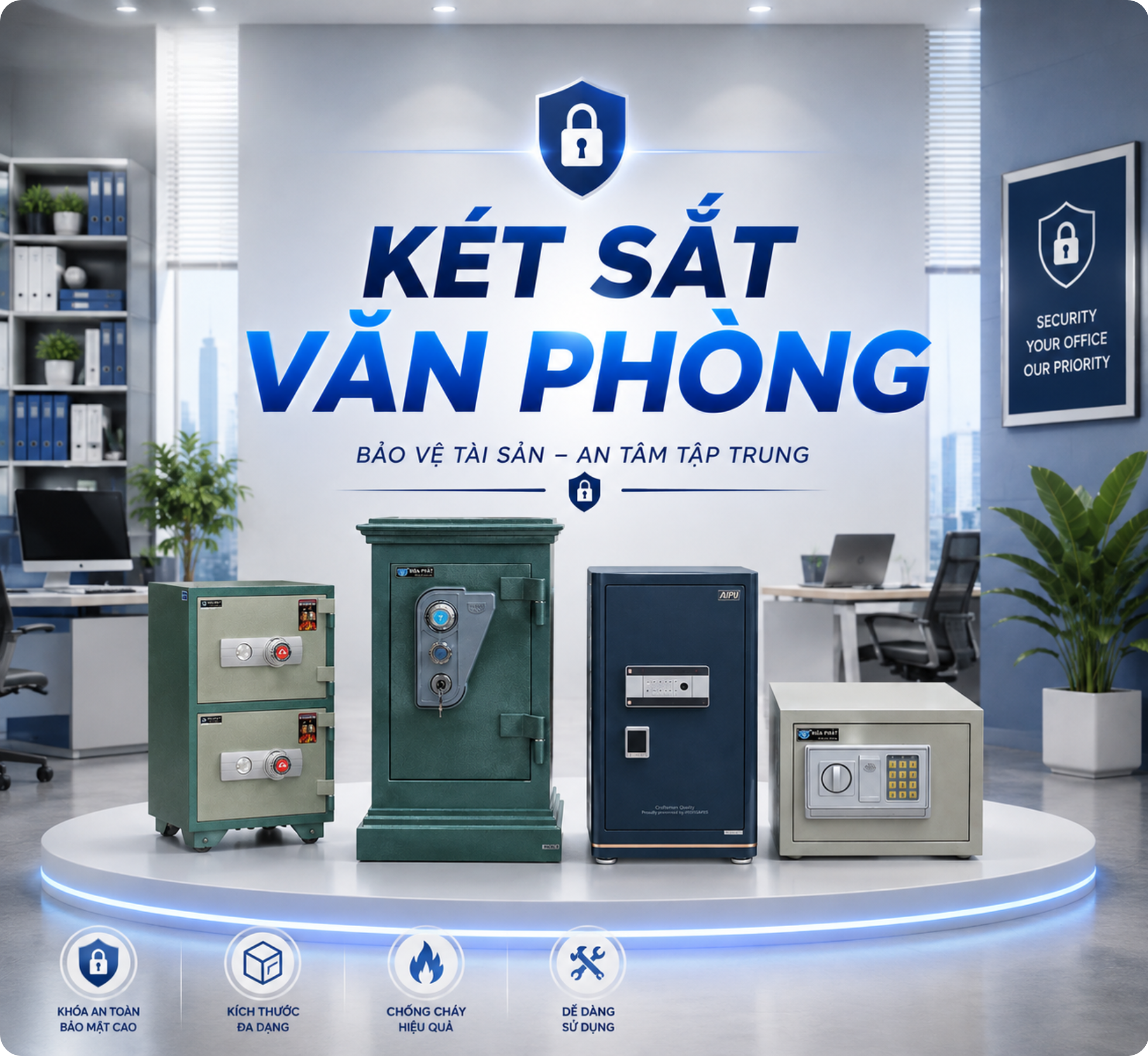 Két sắt chính hãng - Bán két sắt tại Hà Nội -